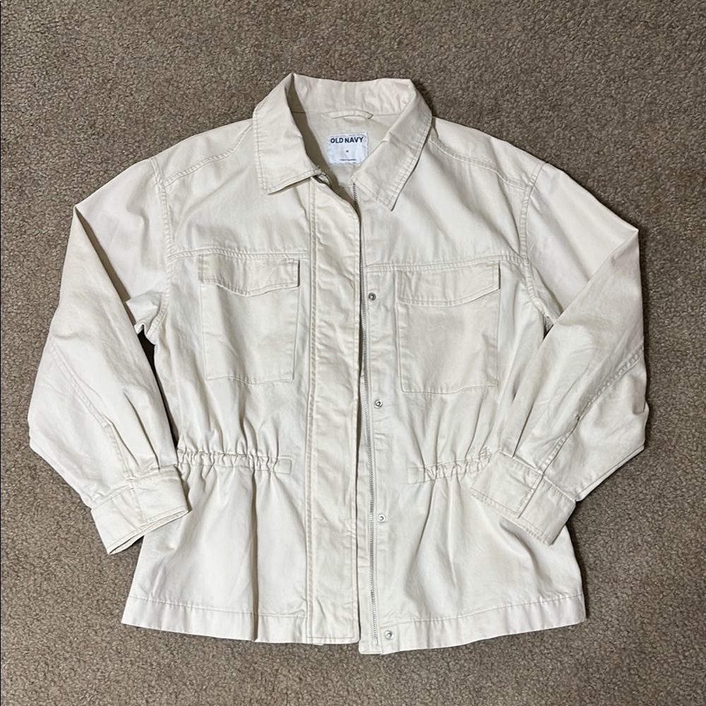 Old Navy Women's Cream Jacket- never used